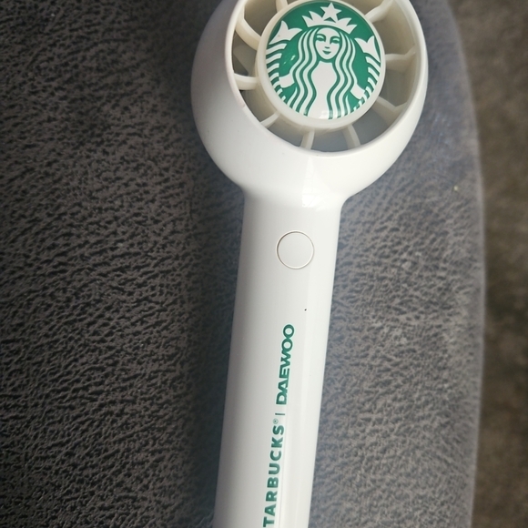 Starbucks White Handheld Fan - Picture 6 of 6